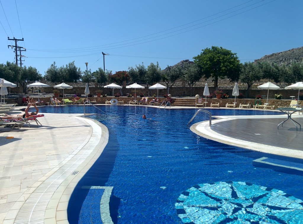 Pool at Lindos View