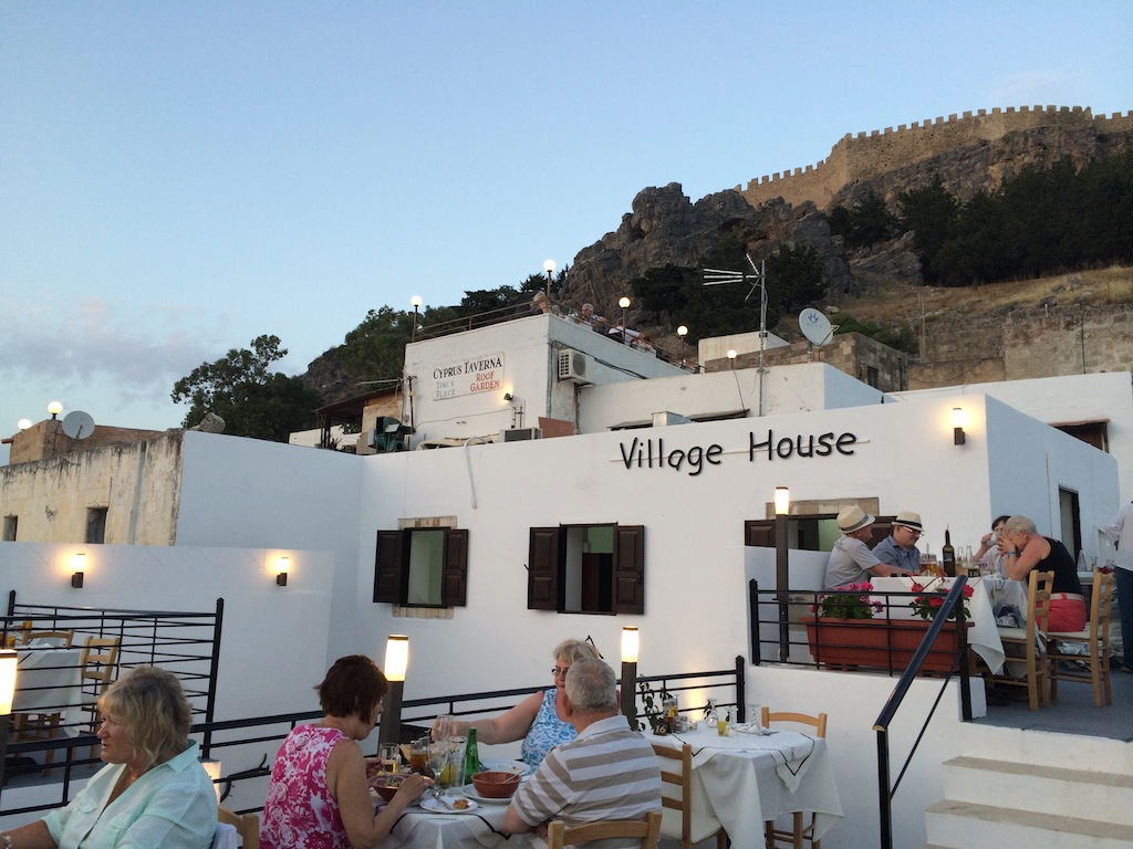 Dining in Lindos